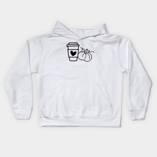 Pumpkin Latte Kids Hoodie